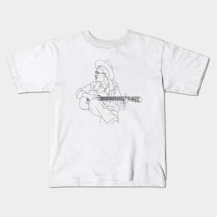 Lightnin Hopkins Kids T-Shirt